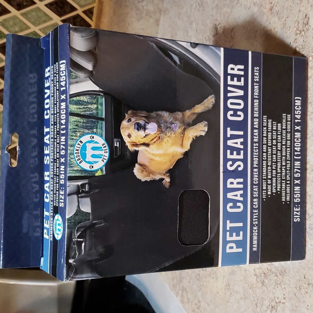 Pet car seat cover NWT